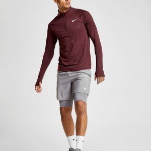 Nike Dry Element 1/2 Zip Running Top Burgundy