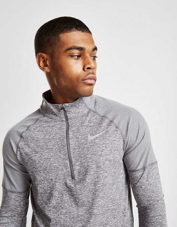 Nike Dry Element 1/2 Zip Running Top Harmaa