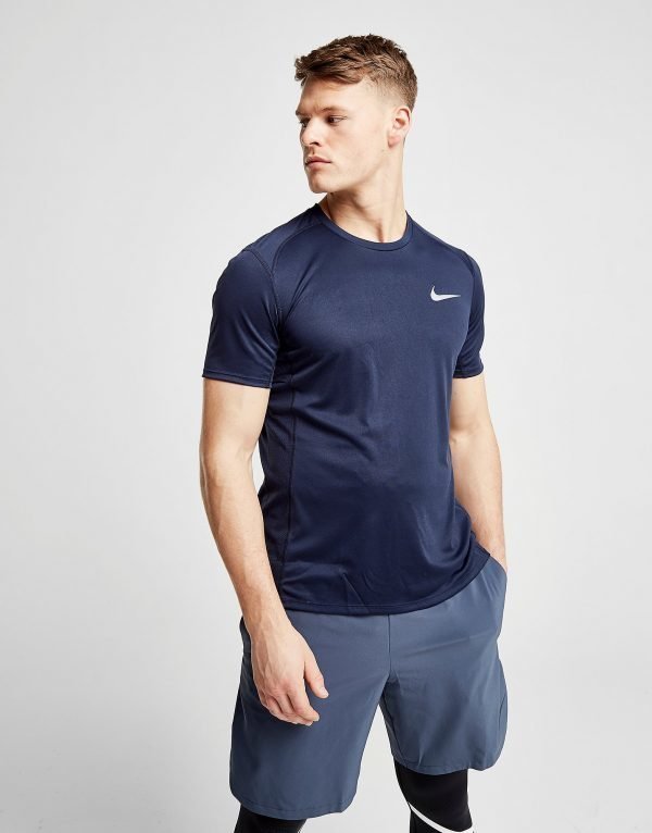 Nike Dry Miler T-Paita Sininen