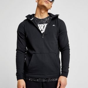 Nike Essential 1/2 Zip Hoodie Musta