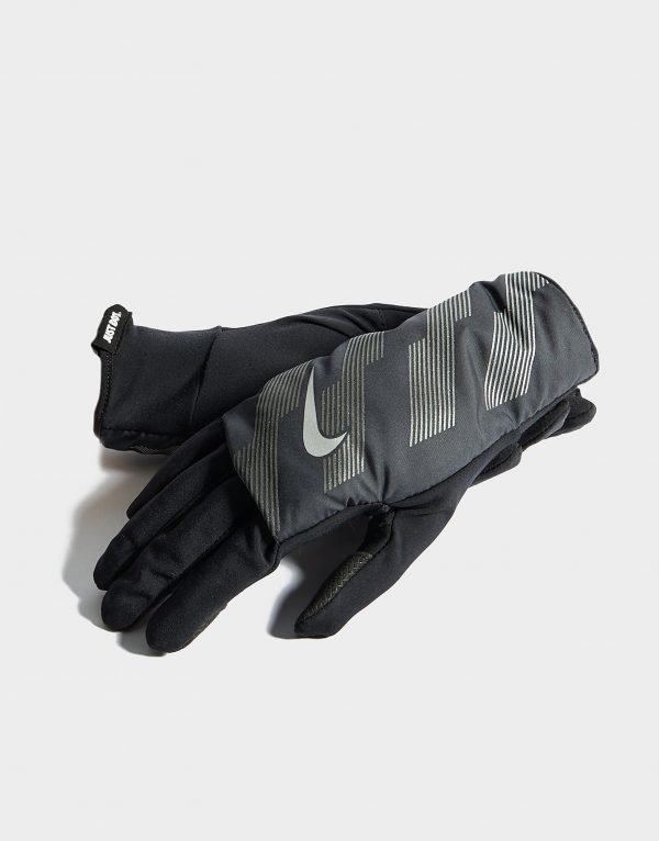 Nike Flash Quilted Gloves Musta