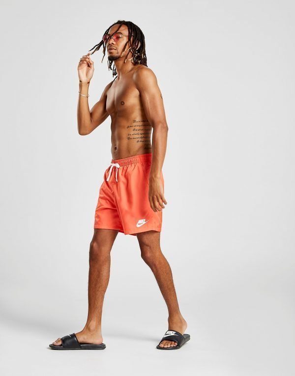 Nike Flow Swim Shorts Coral