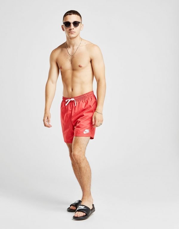 Nike Flow Swim Shorts Vaaleanpunainen