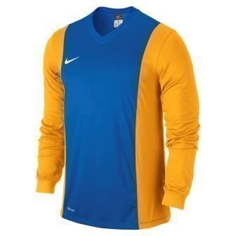 Nike Football Shirt Park Derby L/S Blue/Yellow