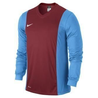 Nike Football Shirt Park Derby L/S Bordeaux/Light Blue Kids Lapset