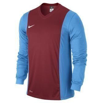 Nike Football Shirt Park Derby L/S Bordeaux/Light Blue
