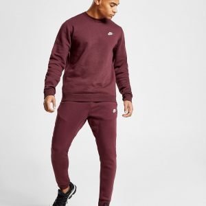 Nike Foundation Fleece Verryttelyhousut Burgundy / White