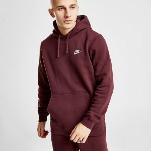 Nike Foundation Overhead Hoodie Burgundy / White