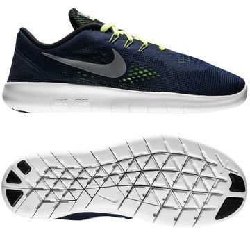 Nike Free RN Navy/Hopea/Neon Lapset