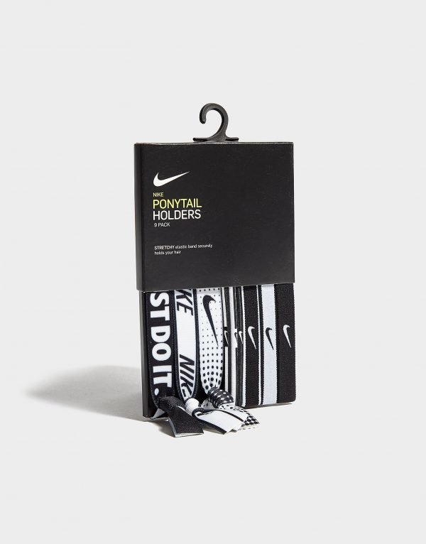 Nike Hair Bands (9 Pack) Musta