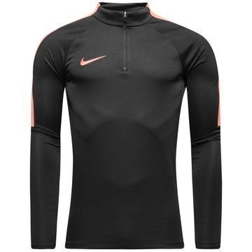 Nike Harjoituspaita Midlayer Drill Top Musta/Oranssi