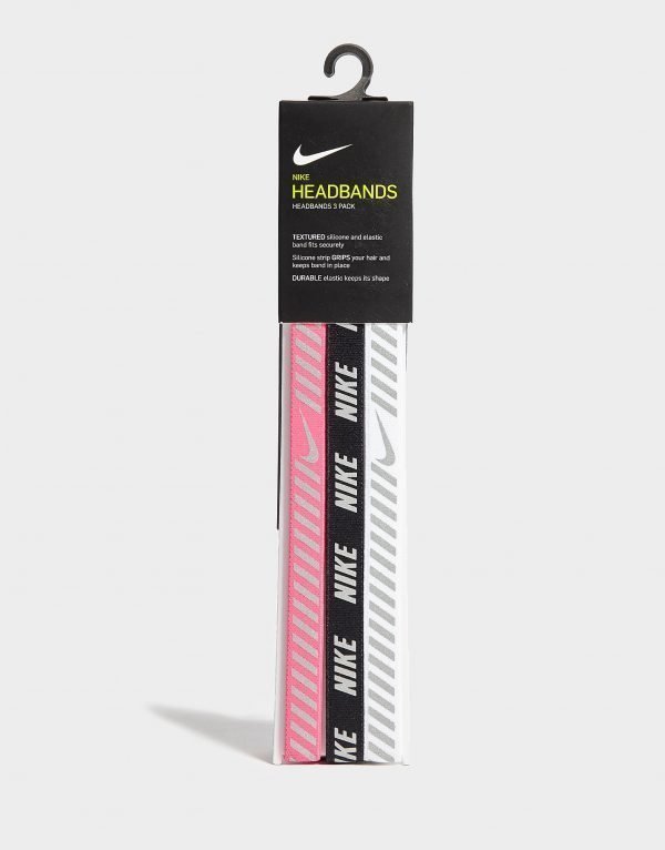 Nike Headbands 3 Pack Vaaleanpunainen