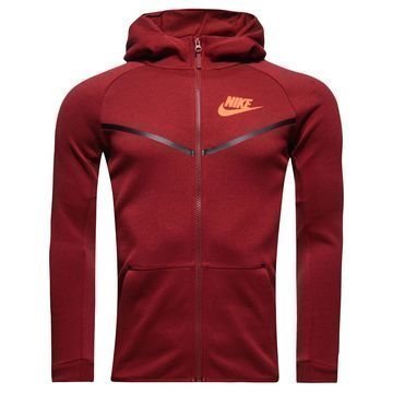 Nike Huppari Tech Fleece Viininpunainen/Oranssi Lapset