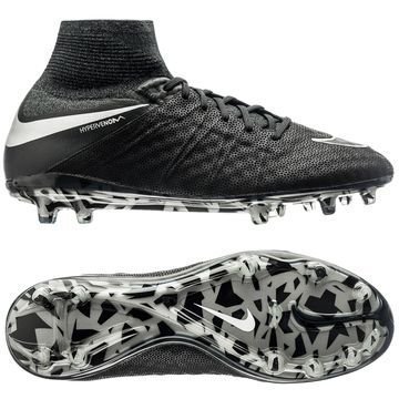 Nike Hypervenom Phantom II Nahka FG Tech Craft Pack 2.0 Musta/Hopea