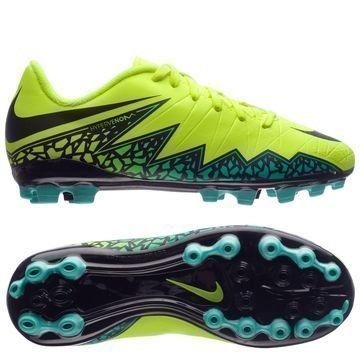 Nike Hypervenom Phelon II AG Neon/Musta/Turkoosi Lapset