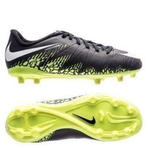 Nike Hypervenom Phelon II FG Dark Lightning Pack Musta/Valkoinen/Neon Lapset