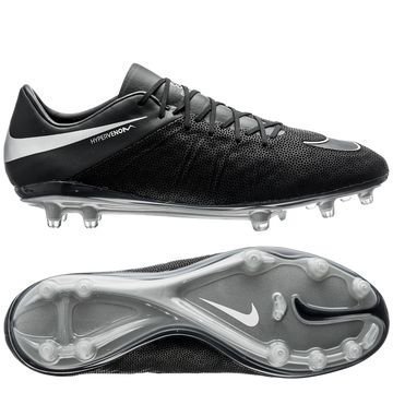 Nike Hypervenom Phinish Nahka FG Tech Craft Pack 2.0 Musta/Hopea