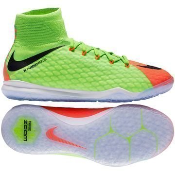 Nike HypervenomX Proximo 2 DF IC Radiation Flare Vihreä/Musta/Oranssi Lapset