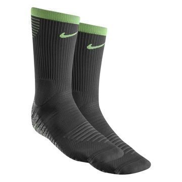 Nike Jalkapallosukat NikeGRIP Lightweight Crew Harmaa/Vihreä