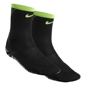 Nike Jalkapallosukat NikeGRIP Lightweight Crew Musta/Neon