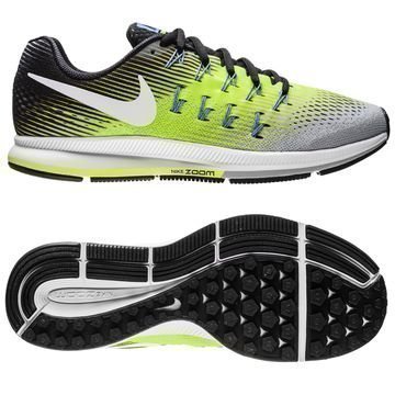 Nike Juoksukengät Air Zoom Pegasus 33 Hopea/Valkoinen/Neon