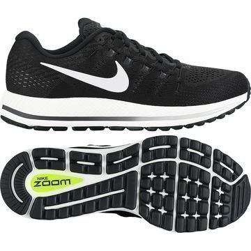 Nike Juoksukengät Air Zoom Vomero 12 Musta/Valkoinen