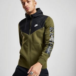 Nike Just Do It Sleeve Logo Hoodie Vihreä