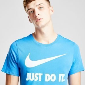 Nike Just Do It Swoosh T-Paita Sininen