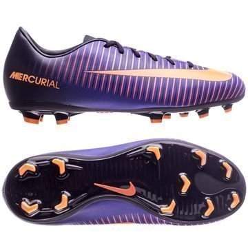 Nike Mercurial Vapor XI FG Floodlights Pack Violetti/Oranssi Lapset