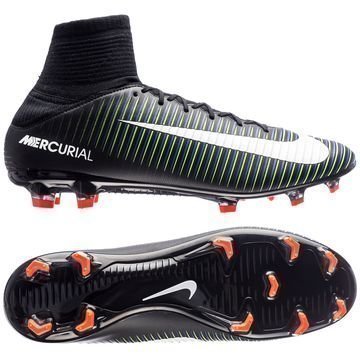 Nike Mercurial Veloce III DF FG Dark Lightning Pack Musta/Valkoinen/Vihreä