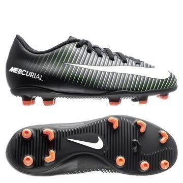 Nike Mercurial Vortex III FG Dark Lightning Pack Musta/Valkoinen/Vihreä Lapset