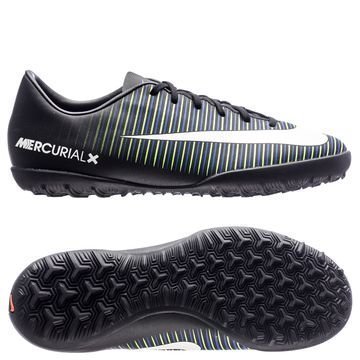 Nike MercurialX Vapor XI TF Dark Lightning Pack Musta/Valkoinen/Vihreä Lapset