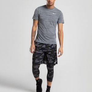 Nike Miler Essential T-Paita Harmaa