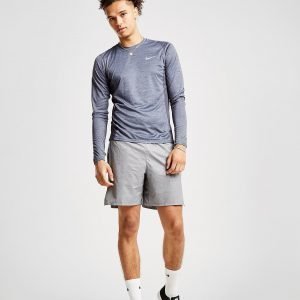 Nike Miler Long Sleeve Tech T-Shirt Harmaa