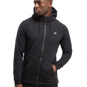 Nike Modern French Terry Full Zip Hoodie Musta