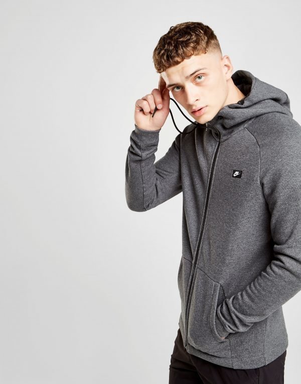 Nike Modern Full Zip Hoodie Charcoal