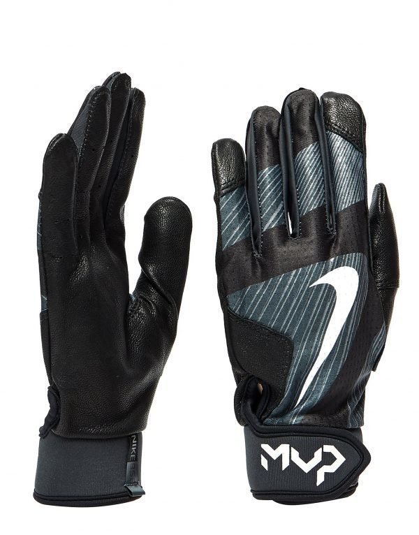Nike Mvp Edge Batting Gloves Musta