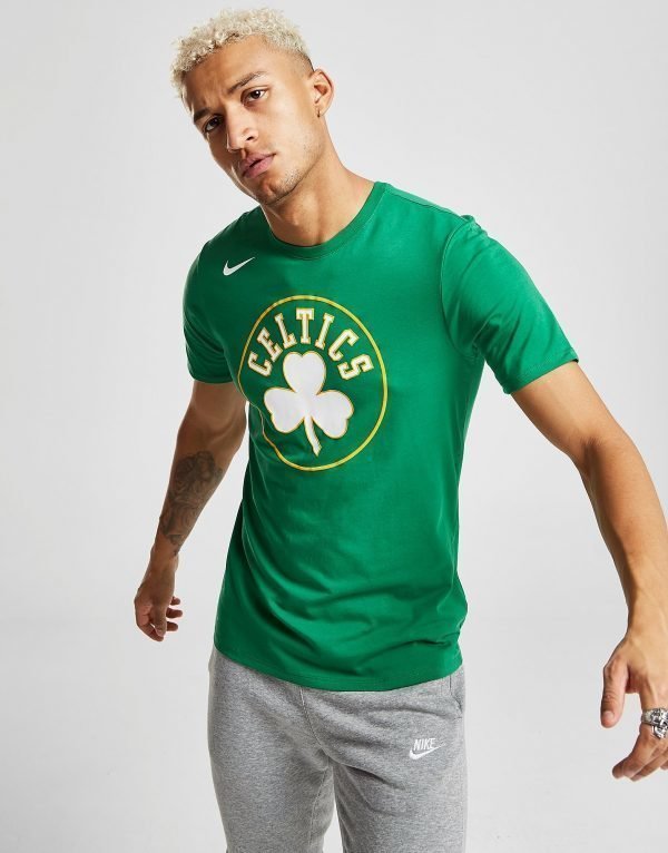 Nike Nba Boston Celtics City T-Shirt Vihreä