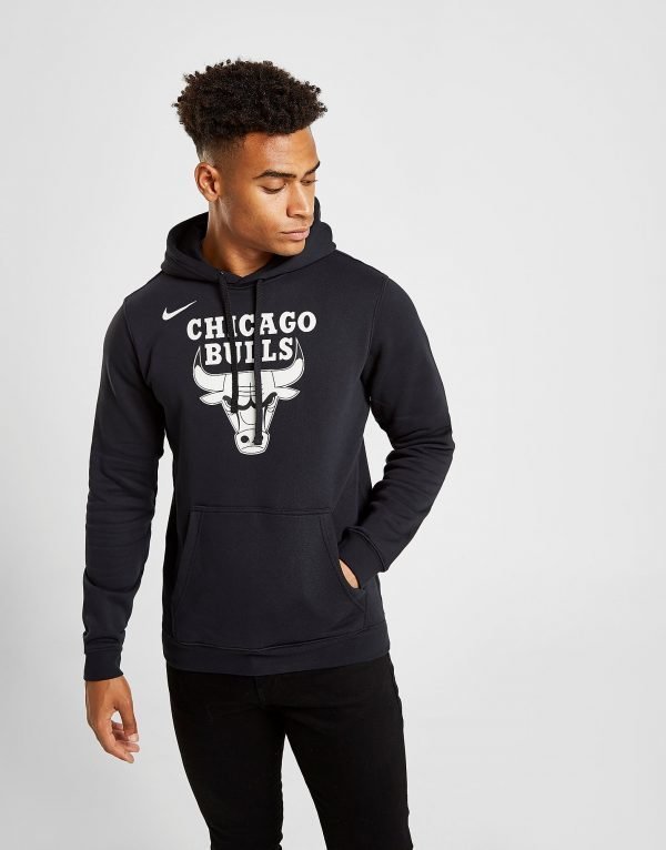 Nike Nba Chicago Bulls Fleece Hoodie Musta