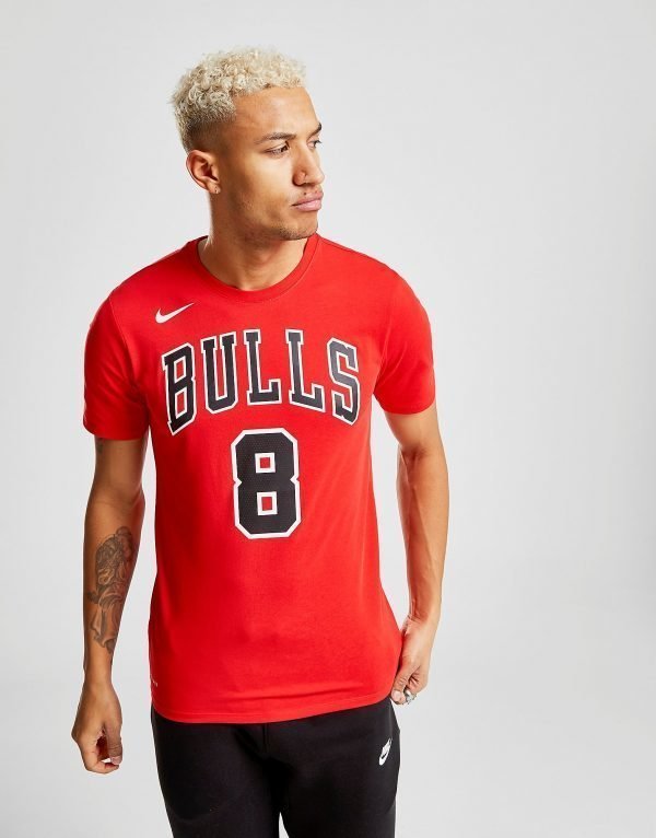 Nike Nba Chicago Bulls Lavine #8 T-Shirt Punainen