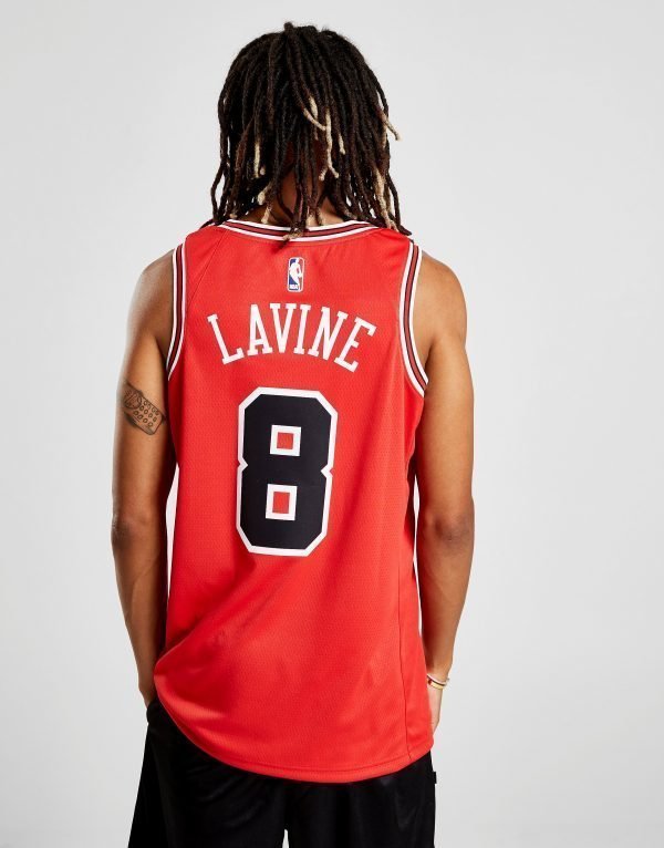 Nike Nba Chicago Bulls Swingman Lavine Jersey Punainen