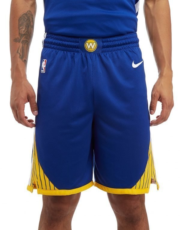 Nike Nba Golden State Warriors Swingman Shorts Sininen