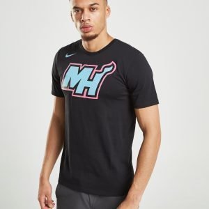 Nike Nba Miami Heat City T-Shirt Musta