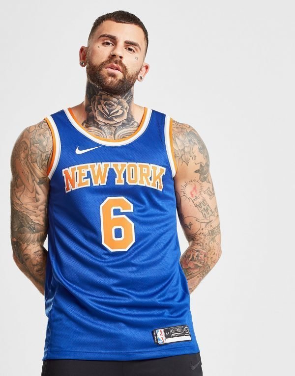 Nike Nba New York Knicks Swingman Jersey Sininen