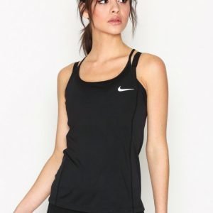 Nike Nk Dry Miler Tank Treenitoppi Loose Fit Musta