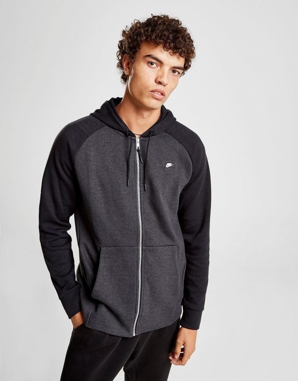 Nike Optic Full Zip Hoodie Musta