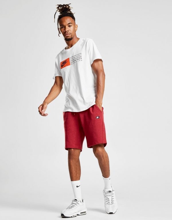 Nike Optic Shorts Punainen