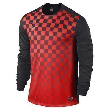 Nike Pelipaita Precision III L/S Musta/Punainen Lapset