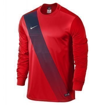 Nike Pelipaita Sash L/S Punainen/Laivastonsininen Lapset