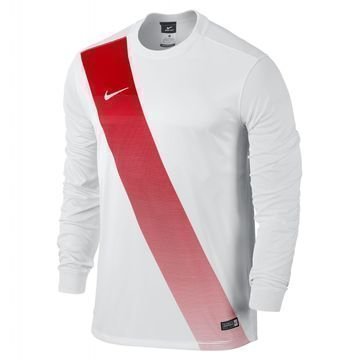 Nike Pelipaita Sash L/S Valkoinen/Punainen Lapset
